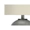 Monarch Specialties Lighting, 19 in.H, Table Lamp, Grey Resin, Ivory / Cream Shade, Modern I 9653 - alternate 6